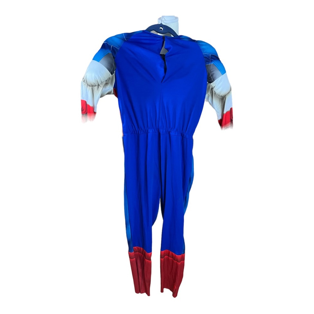 Captain America Marvel Avengers Muscle Halloween Costume Kids Large - Picture 6 of 6